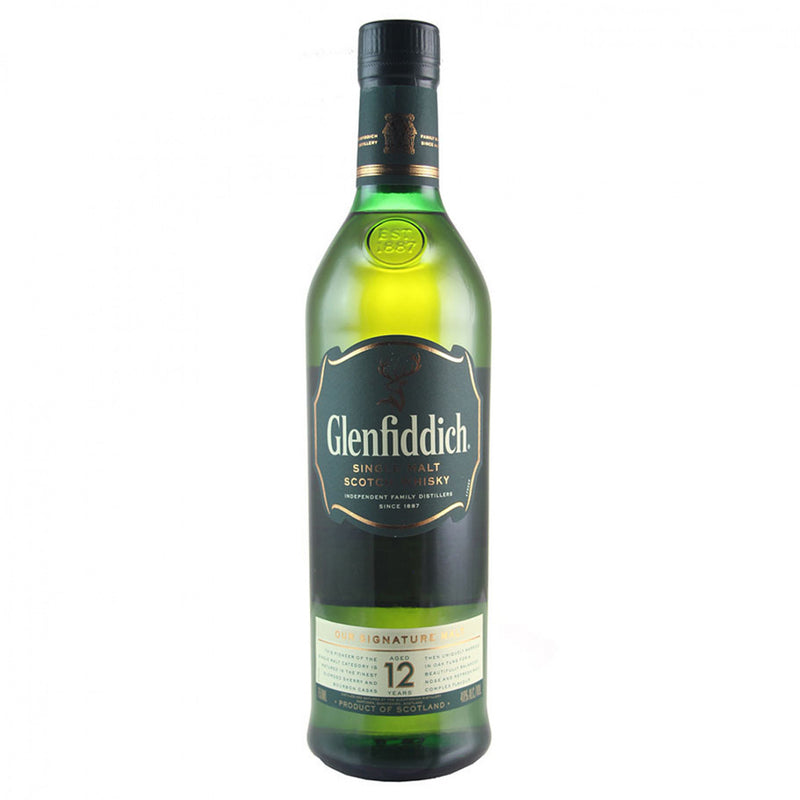 Glenfiddich 12 Single Malt Scotch Whisky 750ml