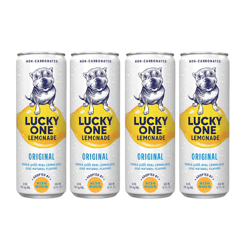 Lucky One Lemonade Original 4 Pack Cans (355ml)