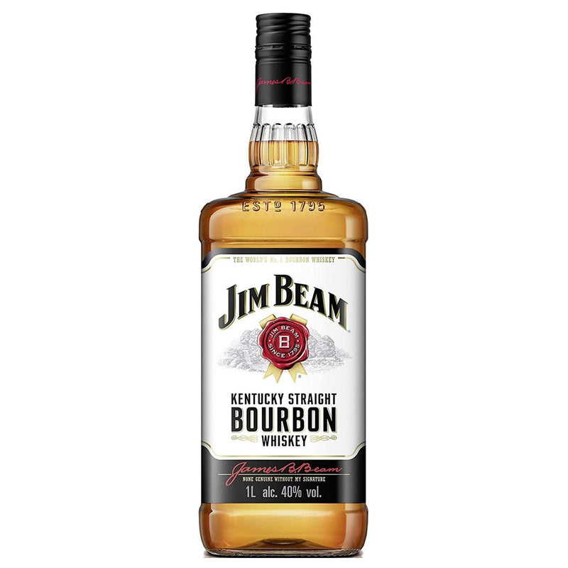 Jim Beam Kentucky Straight Bourbon Whiskey (1 L)