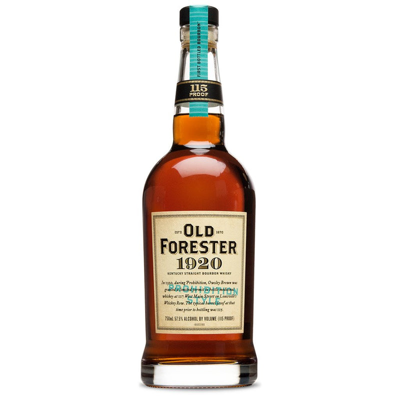 1920 Old Forester Prohibition Style Straight Bourbon Whiskey (750ml)