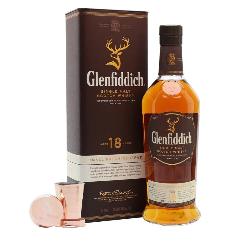 Glenfiddich 18 Old Year Single Malt Scotch Whiskey (750ml)