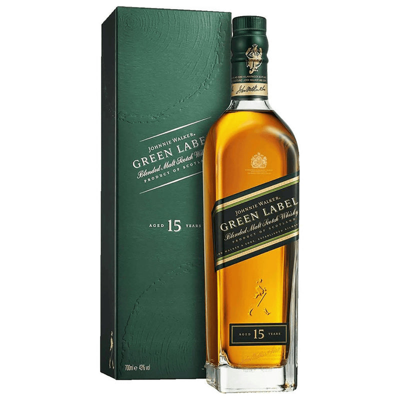 Johnnie Walker Green Label 15 Year Old Blended Scotch (750ml)