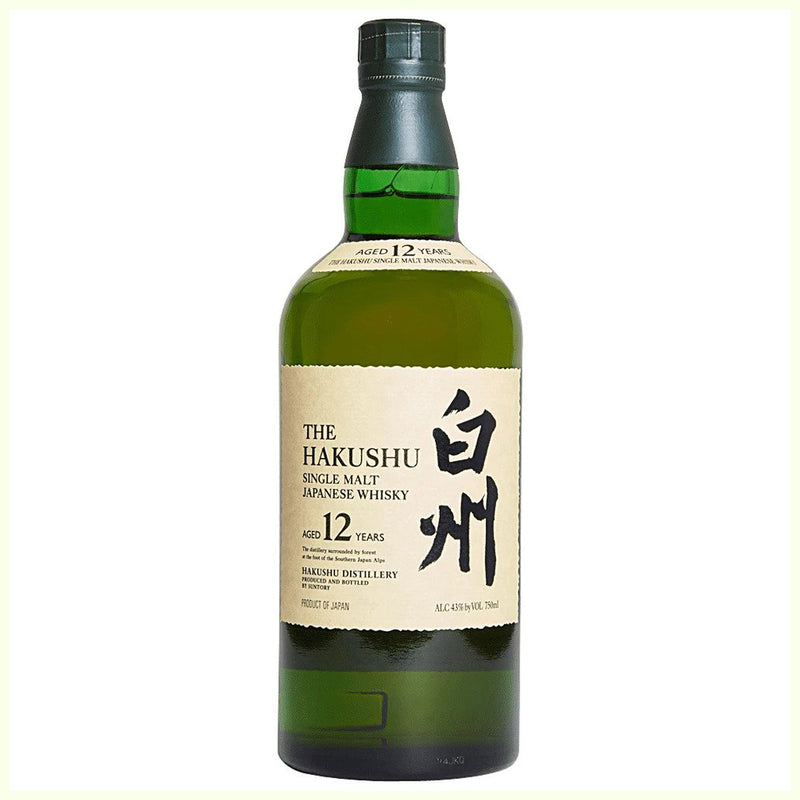 Hakushu Single Malt 12 Year Whisky (750ml)