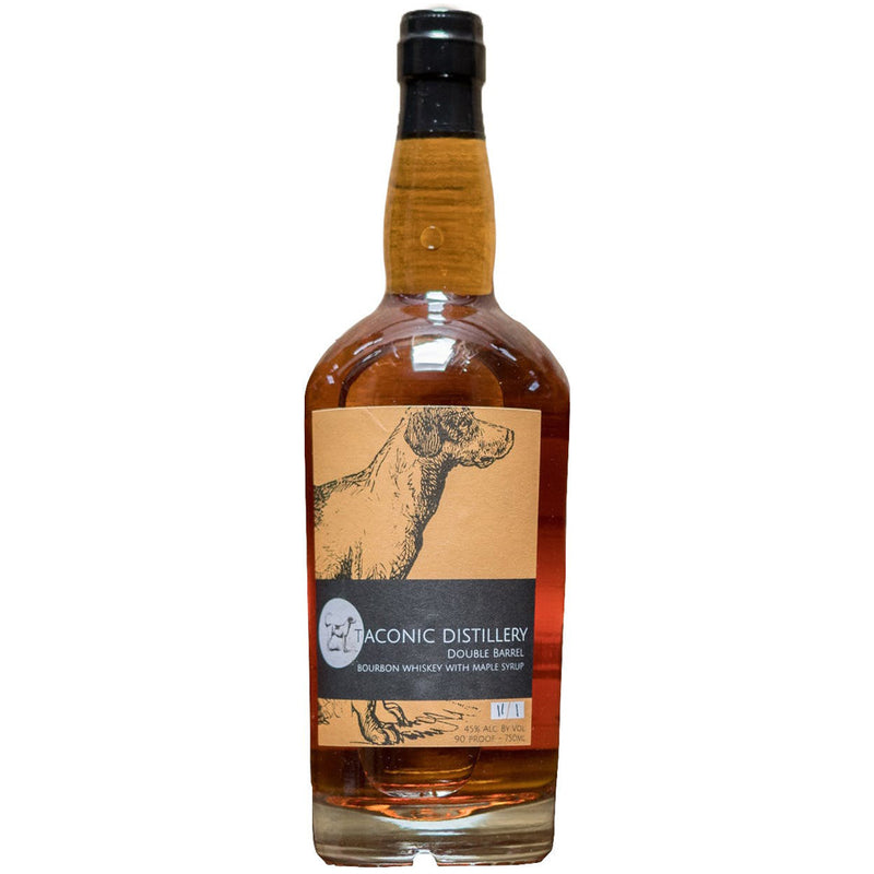 Taconic Distillery Double Barrel Bourbon Whiskey with Maple Syrup (750ml)