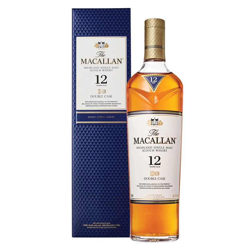 Macallan Double Cask 12 Year Old Single Malt Scotch Whiskey (750ml)