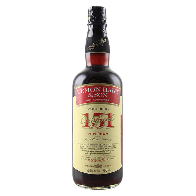 Lemon Hart & Son 151 Overproof Rum (750ml)