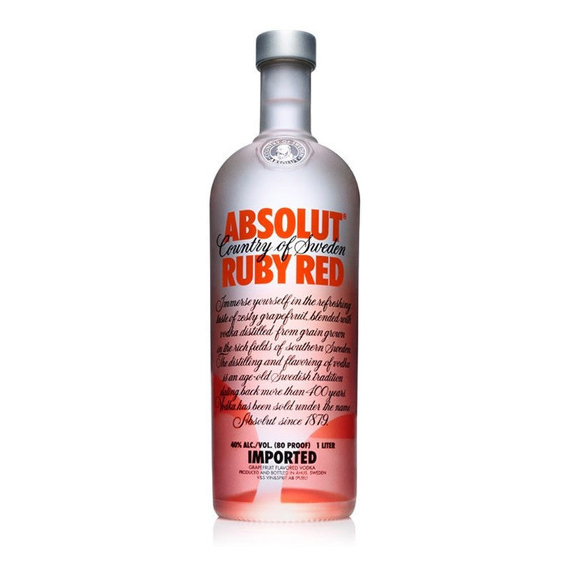 Absolut Ruby Red Vodka (1 L)