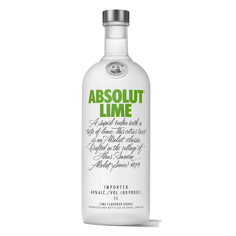 Absolut Lime Flavored Vodka (1L)