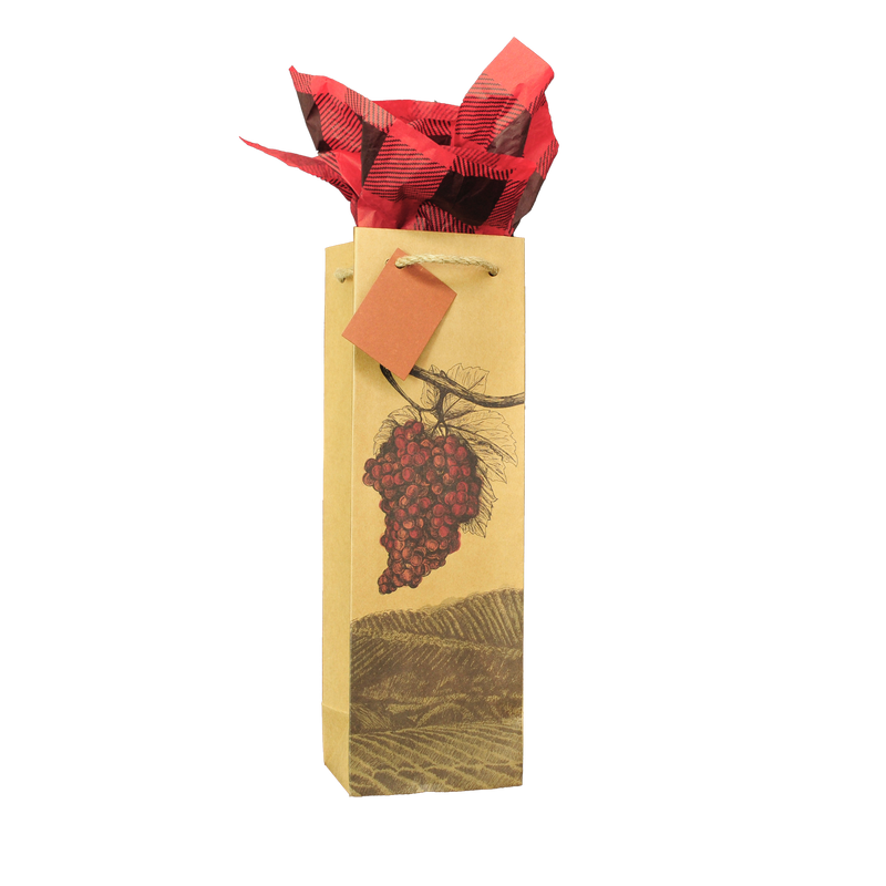 Illustrated Grapes Gift Bag