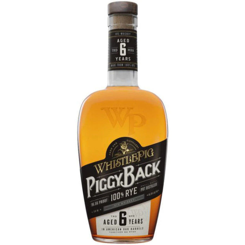 Whistlepig Piggyback 6 Year Old Straight Rye Whiskey (750ml)